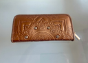 Cartera Mandala de un cierre Grabado Cobre