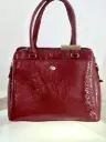 Bolso Rebeca Charol tamboreado Rojo
