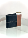 Billetera Antonio T Floter Multicolor negra/cafe