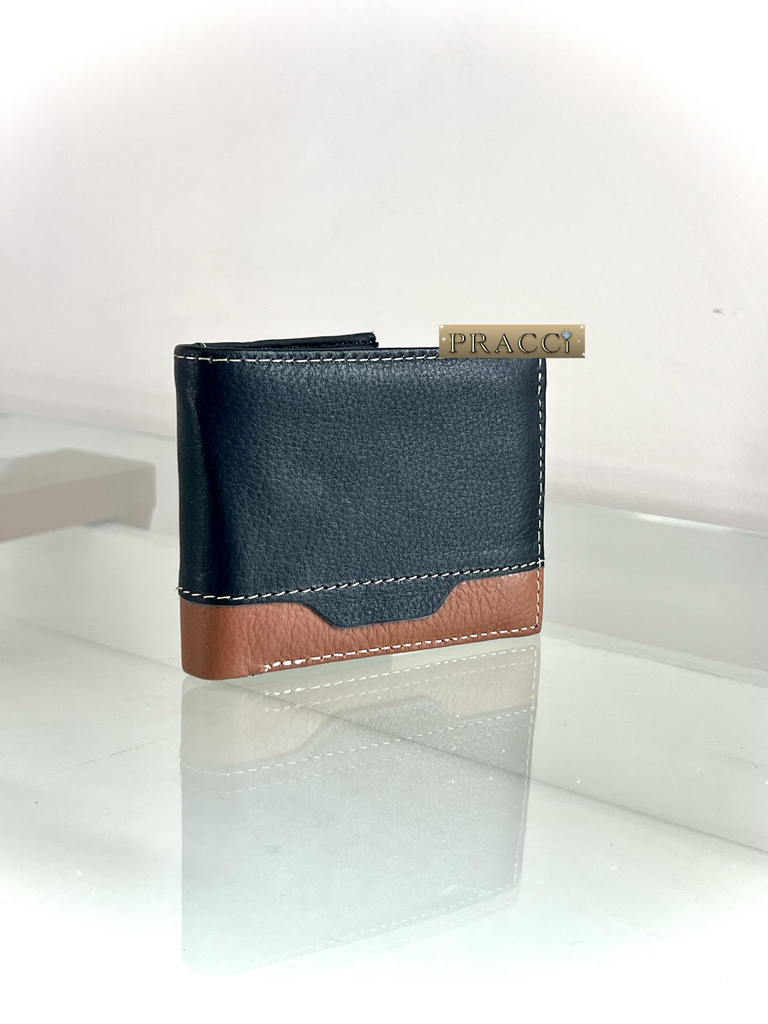 Billetera Caballero negra / barra cafe