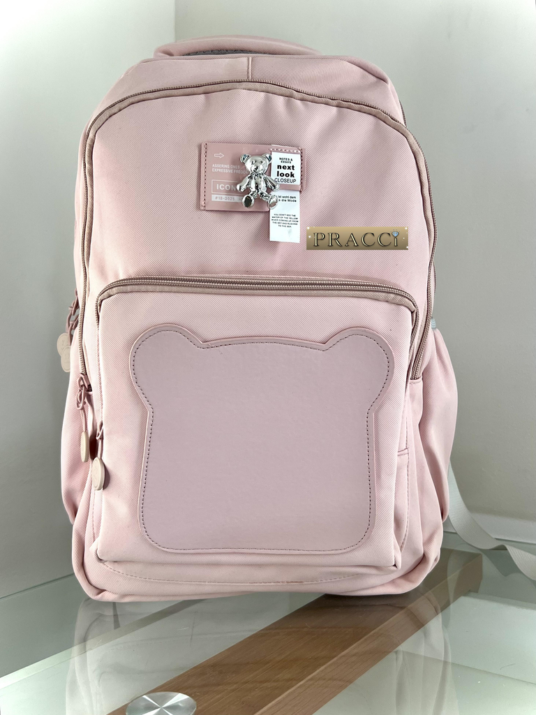Mochila Moly Liso Rosa