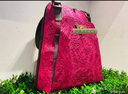 Mochila-bolsa Xochitl Grabado floral Uva