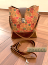 Bolso Fanny corcho Estampado Café