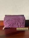 Cartera Sofi Grabado floral Uva