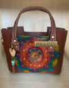 Bolso Socorro Mandála Aerógrafo Café