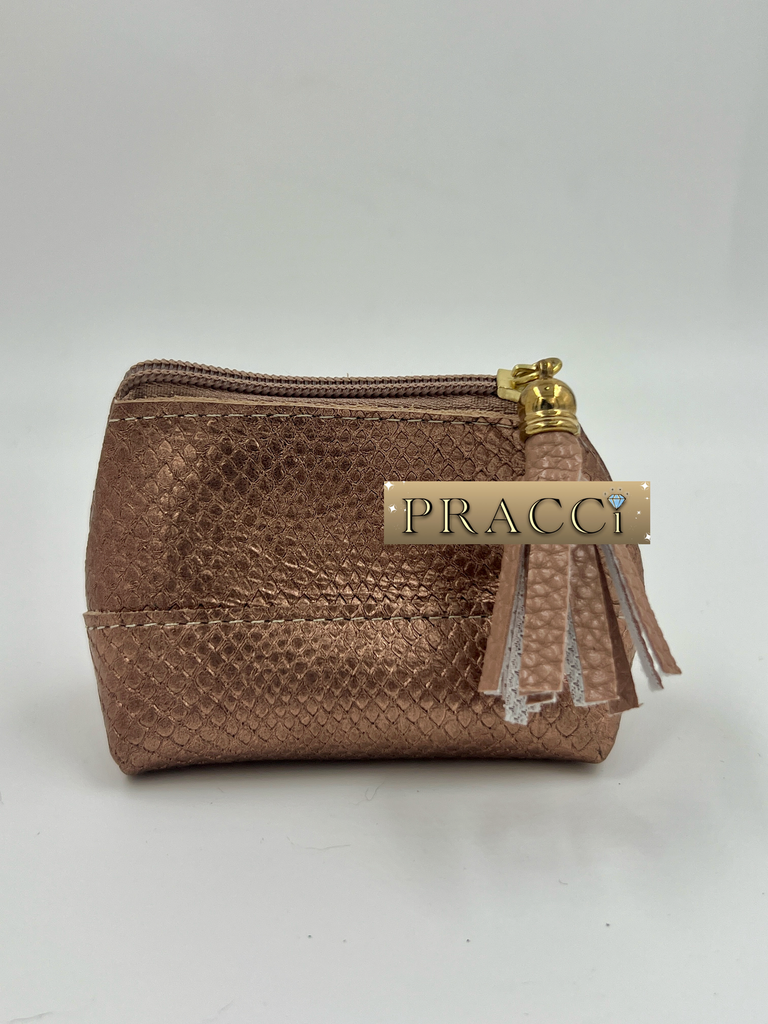 Monedero Bombon Diseño serpiente Cobre