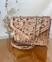 Bolso Fresa Cincelado a mano Oro rosado