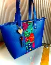 Bolso Rocío Manto Chiapaneco Azul