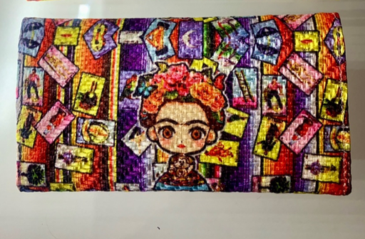Cartera de yute sencilla Frida